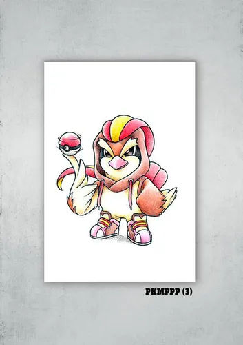 Cuadros Poster Pokemon Pidgeot Evolucion 40x60 (ppp 3)