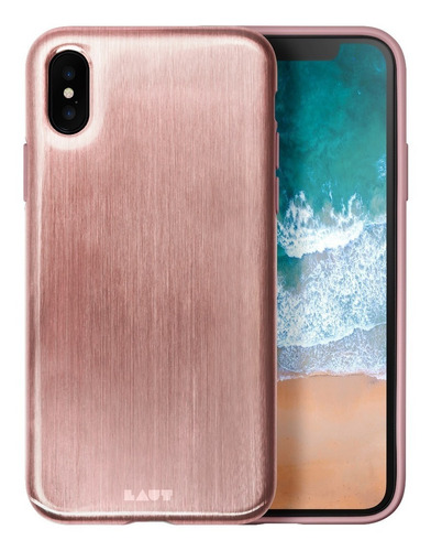 Estuche Para iPhone X Laut Huex Metallics En Oro Rosa