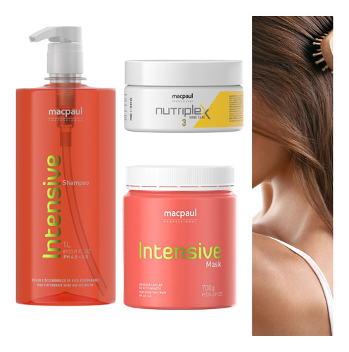 Intensive Macpaul Kit Intensive Shampoo E Mascara + Brinde