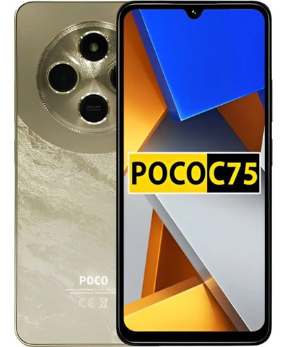 Xiaomi Poco C75 Nfc Dual Sim 128gb Dourado 6gb Global Com Nf