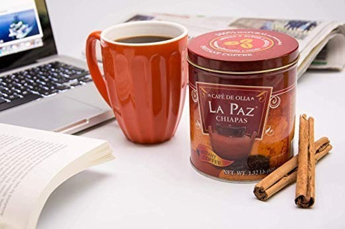 Café De Olla Soluble La Paz Chiapas Lata 600 Gr 100% Natural