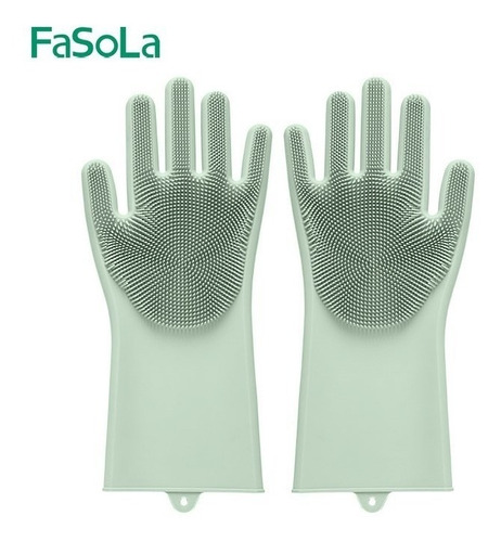 Guantes De Silicona De Múltiples Funciones Fasola Verde