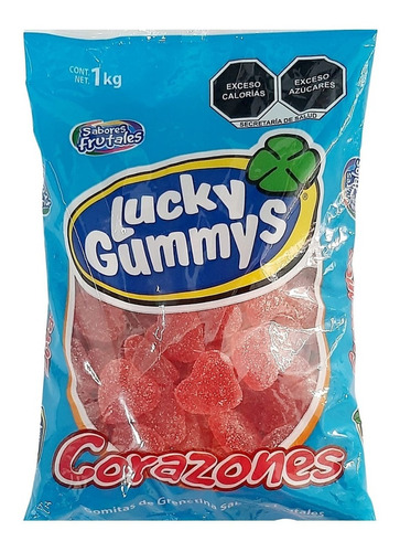 Gomitas De Grenetina Lucky Gummy Corazones 1 Kg