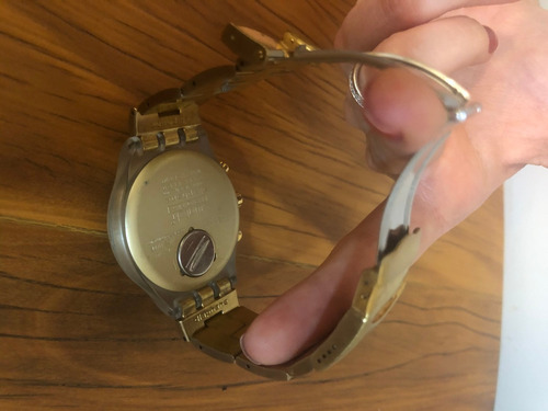 Relógio Swatch Irony Diaphane Dourado