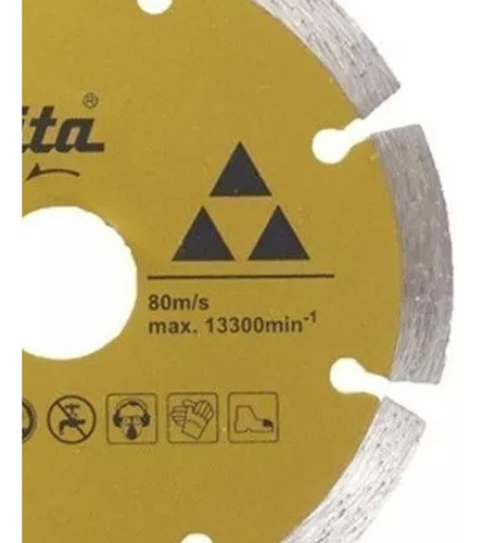 Imagem 2 de 3 de Disco Diamantado Para Esmerilhadeira Concreto D-44270 Makita