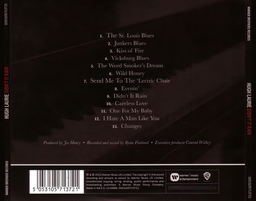 CD Laurie Hugh Não choveu