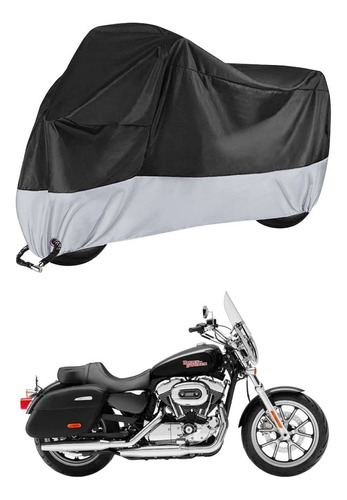 Funda Motocicleta Impermeable Para Harley Superlow 1200t 19