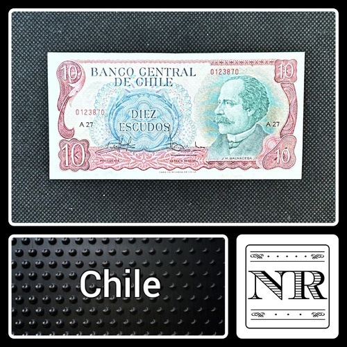 Chile - 10 Escudos - Año 1970 - P #142 - Massad Barcelo