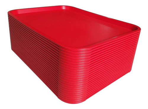 Caja 24 Charolas Restaurantera Alimentos Bandeja 10x14 PuLG.