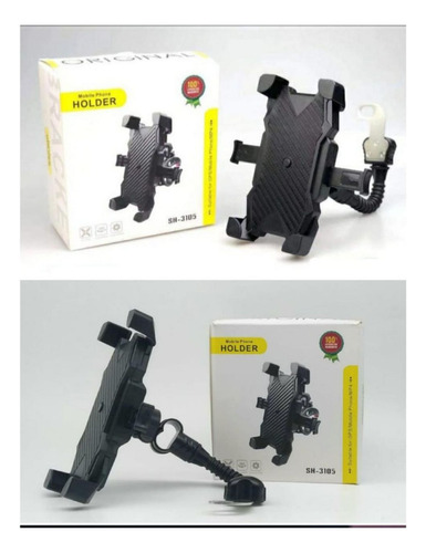 Soporte Holder Porta Celular Para Moto Ajustable