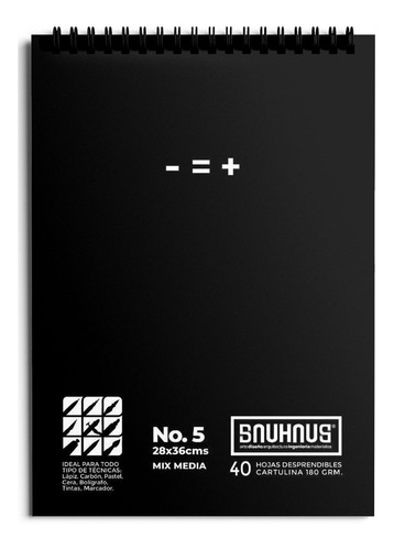 Bauhaus Sketchbook Dibujo No.5 28x36 180 Grm 40h