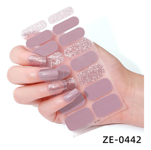 . 16 Tiras De Gel For Uñas, Tiras De Esmalte En Gel Para