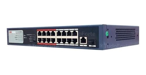 Switch Poe 24 Portas Ds-3e0326p-e/m(b) 01uplink+01 Sfp Hik