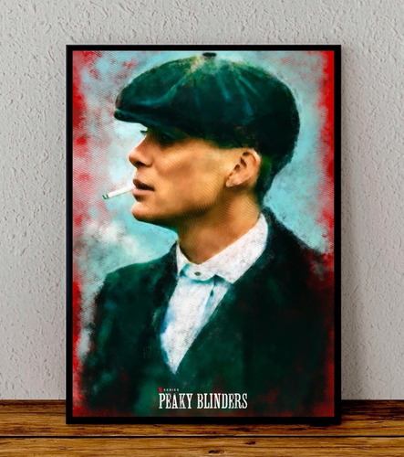 Cuadro 33x48 Poster Enmarcado Tommy Shelby Peaky Blinders