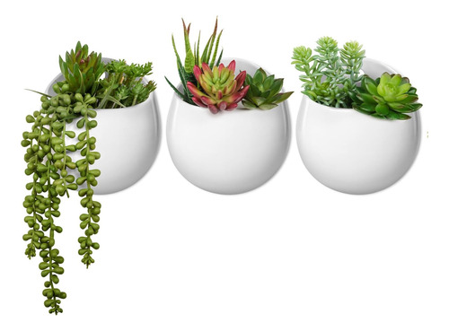 Macetero De Pared Plantas Artificiales, Decorativo Mace...