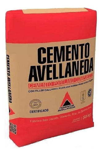 Cemento Portland Avellaneda 50 Kg 