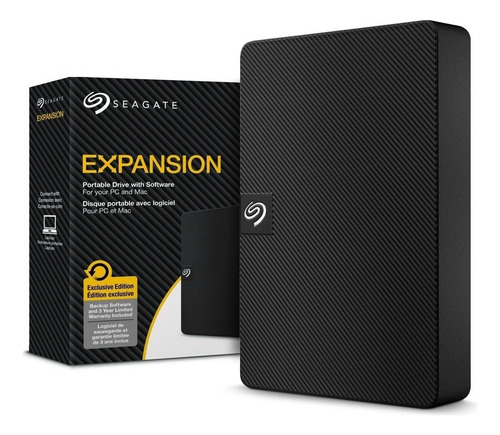 Disco duro externo Seagate Expansion STKM5000400 5TB negro