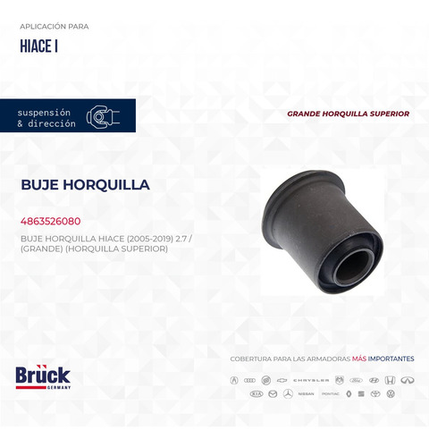 Buje Horquilla Hiace 04 05 06 07 08 09 10 11 12 Super Grande