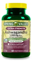 Comprar Ashwagandha Ksm66 1300mg Spring Valley La Mejor