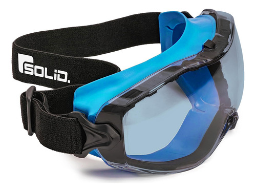 Solidwork Gafas De Seguridad Antivaho Con Lente Transparent.