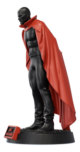 Estátua Exu Marabô Imagem Umbanda Candomblé Capa Cor Cor Nox Sanguine