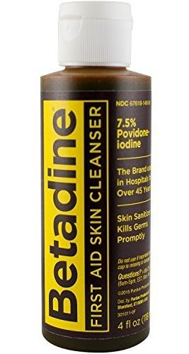 Gel - Betadine Skin Cleanser, 4 Ounces, Antiseptic Hand Wash