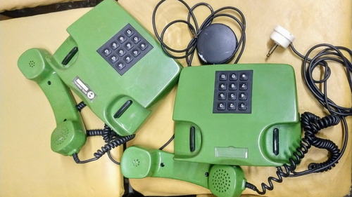 Antiguo Telefono Entel Con Teclado Verde Digital Siemens