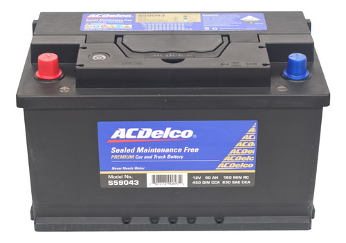 Batería 90 Ah Acdelco  S59542 Smf Izquierda