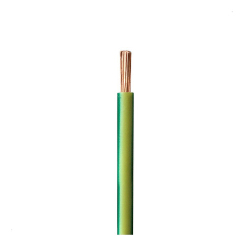 Cable Unipolar 4mm Xmetro Clase 5 Verde Kalop Electro Medina