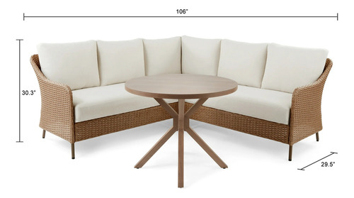 Sala Chelsea 4 Piezas Elegancia Y Comodidad Para Hogar