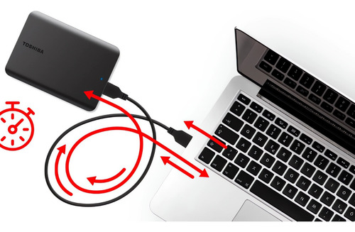Disco Duro Externo Toshiba Canvio Basics Usb 3.0 Negro 2tb