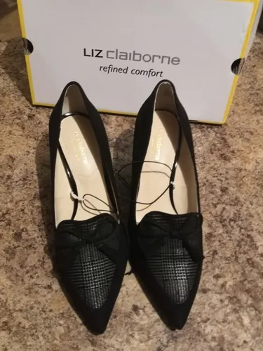 Liz Claiborne Finas Y Bellas Zapatillas 4 Mex Negras Cuotas sin