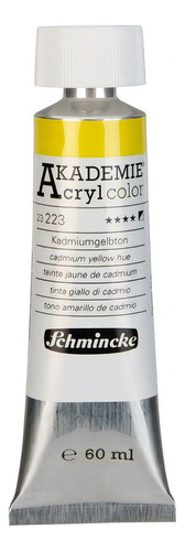 Tinta Acrílica Cadmium Yellow Hue 223 Schmincke 60ml