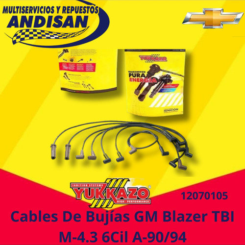 Cables Para Bujias Blazer Tbi M-4.3 6cil.