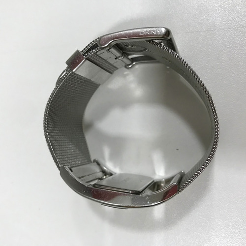 Relógio Dkny Feminino Quadrado Prateado Prata Usado Original