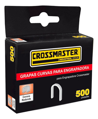 Grampas Curvas Para Engrapadora 10x7.7mm - Crossmaster