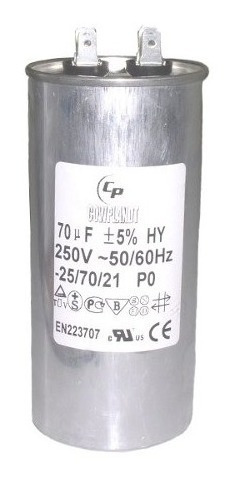 Capacitor De Marcha 70mfd 250vac