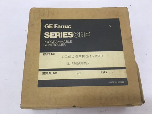 Ge Fanuc Ic610prg105b Series One Programmable Controller Dda