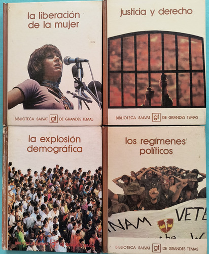 Biblioteca Salvat Gt De Grandes Temas 15,16,52 Y 55 (Usado)