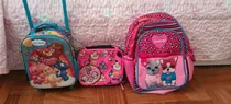 Comprar Lote Mochilas Con Carro.lunchera.mochila Simones Primaria