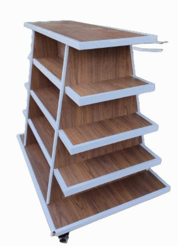 Gondola Central Em Mdf Expositor Para Produtos