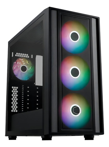 Armário Master Masterbox 600 Mid Tower Argb MB600-kgnn-S00 preto