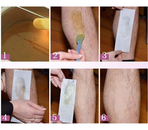 100 Tiras De Cera Para Cuerpo Y Facial Para Eliminar El Pelo