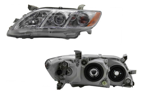 Faro Camry Le 2007-2008-09 F/crom Ambr C/lupa Izquierdo Opt