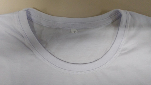 10 Camisetas Brancas 100% Algodão Fio 30 Penteado