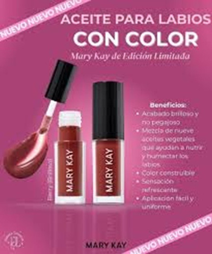 Aceite Para Labios Con Color Brillo Mary Kay Blush Brilloso
