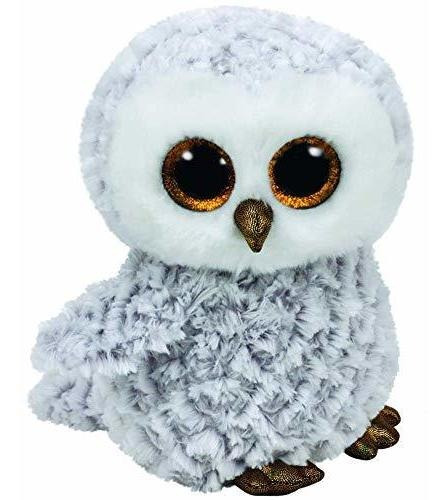 Brand: Ty Beanie Boos Owlette - White Gray Owl Medium