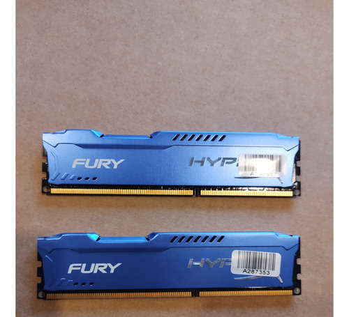 Memoria Ram Fury Ddr3 2x4gb Hyperx Hx316c10f/4 ( 8gb )