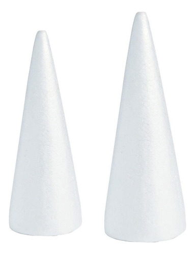 Set De 30 Conos De Espuma Para Manualidades Infantiles 110mm