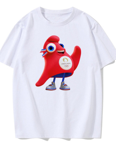 Camiseta Gráfica Mascotas De Los Juegos Olímpicos De París